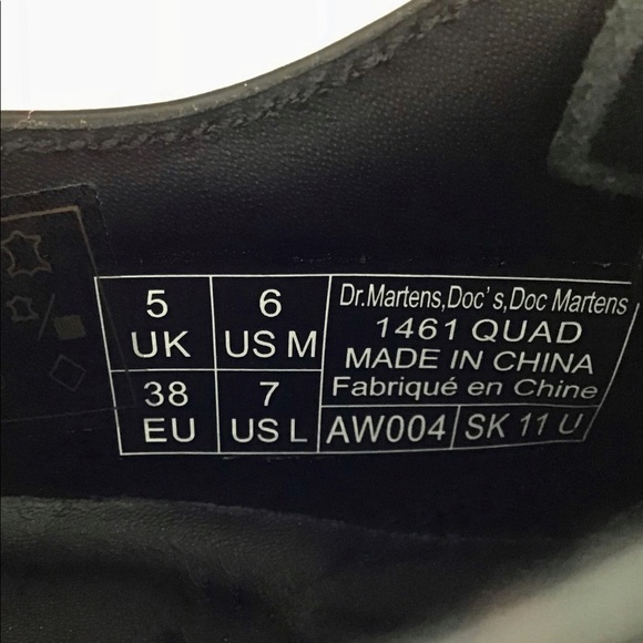 Dr. Martens 1461 Quad Platform Leather Oxfords - Picture 7 of 7